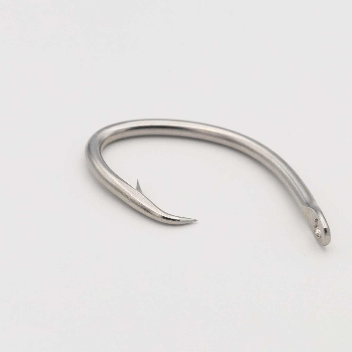 3.8寸(4.0mm) ムツ釣 大振 穴大 ステンレス製（5本入り）