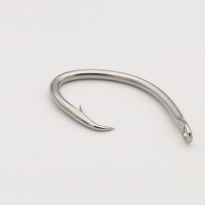 3.8寸(4.0mm) ムツ釣 大振 穴大 ステンレス製（5本入り）