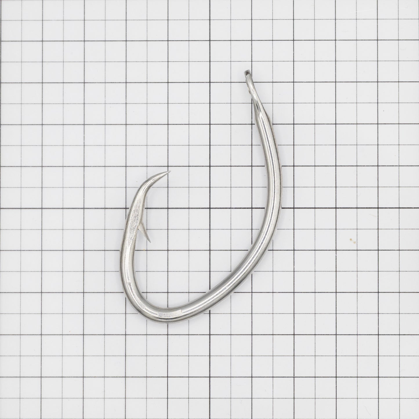 3.8寸(4.0mm) ムツ釣 大振 穴大 ステンレス製（5本入り）