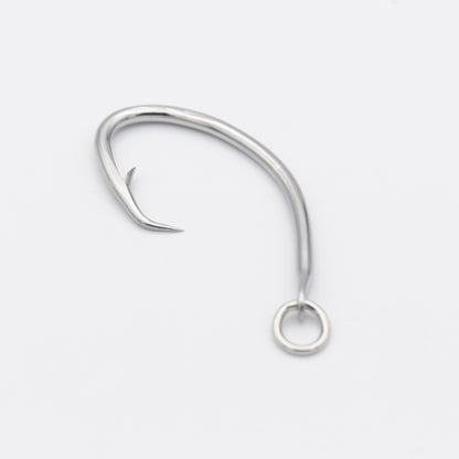 3.2寸(3.0mm) ムツ釣 中間振 リング付 ステンレス製（10本入り）