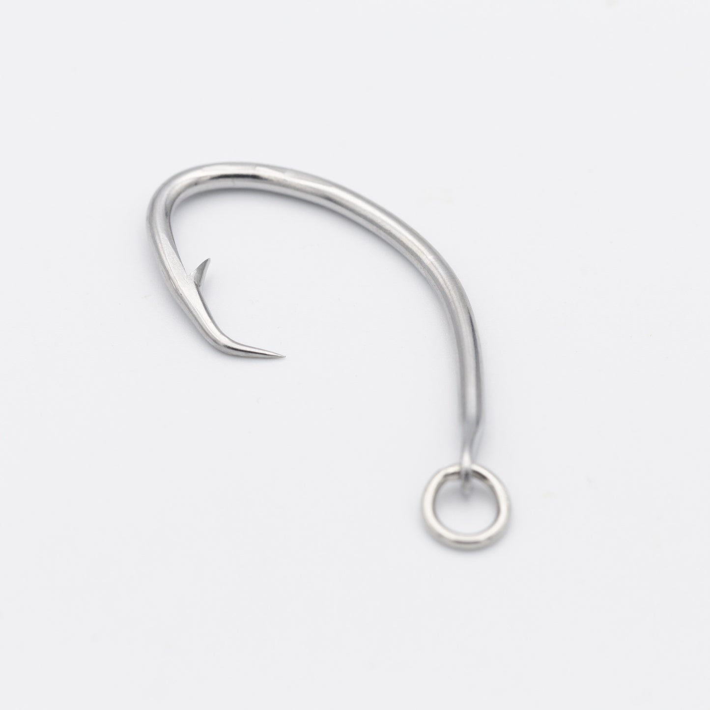 [For Businesses] 3.2 inch (3.0 mm) Stainless Steel Intermediate Shake Lure with Ring for Mutsu Fishing (Pack of 100)