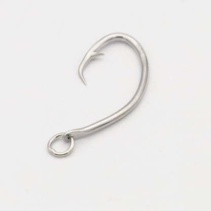 [For Businesses] 3.2 inch (3.0 mm) Stainless Steel Intermediate Shake Lure with Ring for Mutsu Fishing (Pack of 100)