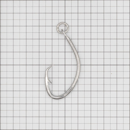 3.2寸(3.0mm) ムツ釣 中間振 リング付 ステンレス製（10本入り）