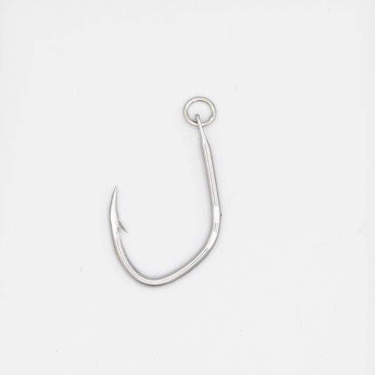 2.8寸(3.0mm) クエ釣 振り無し リング付 ステンレス製（5本入り）