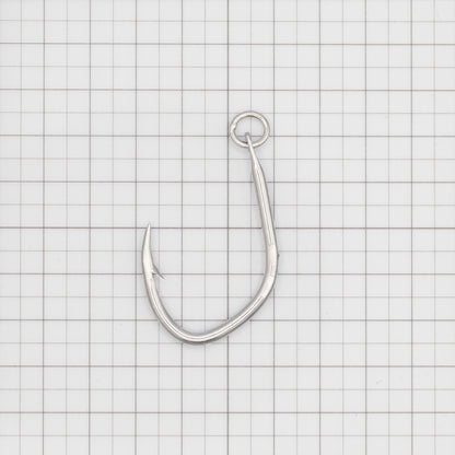 2.8寸(3.0mm) クエ釣 振り無し リング付 ステンレス製（5本入り）