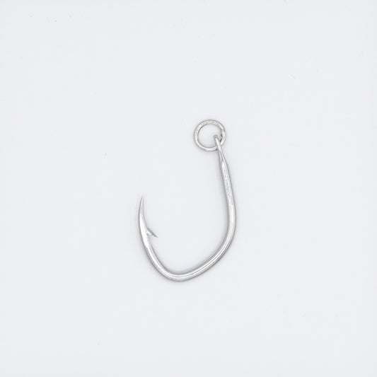 2.4寸(3.0mm) クエ釣 振ナシ リング付 ステンレス製 (5本入り)