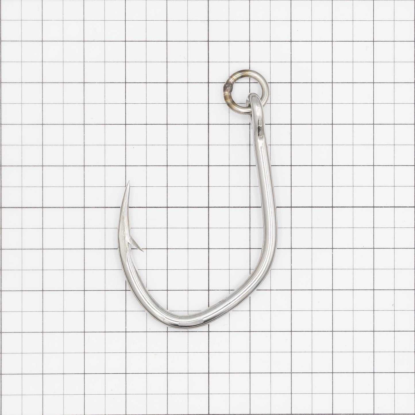 3.6寸（3.7mm） クエ釣 振り無し 特カン＋溶接リング ステンレス製 (5本入り)