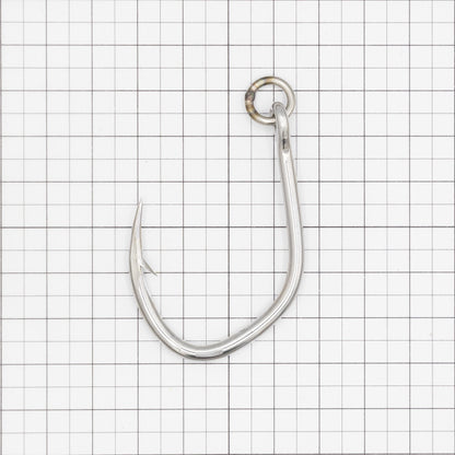 3.6寸（3.7mm） クエ釣 振り無し 特カン＋溶接リング ステンレス製 (5本入り)