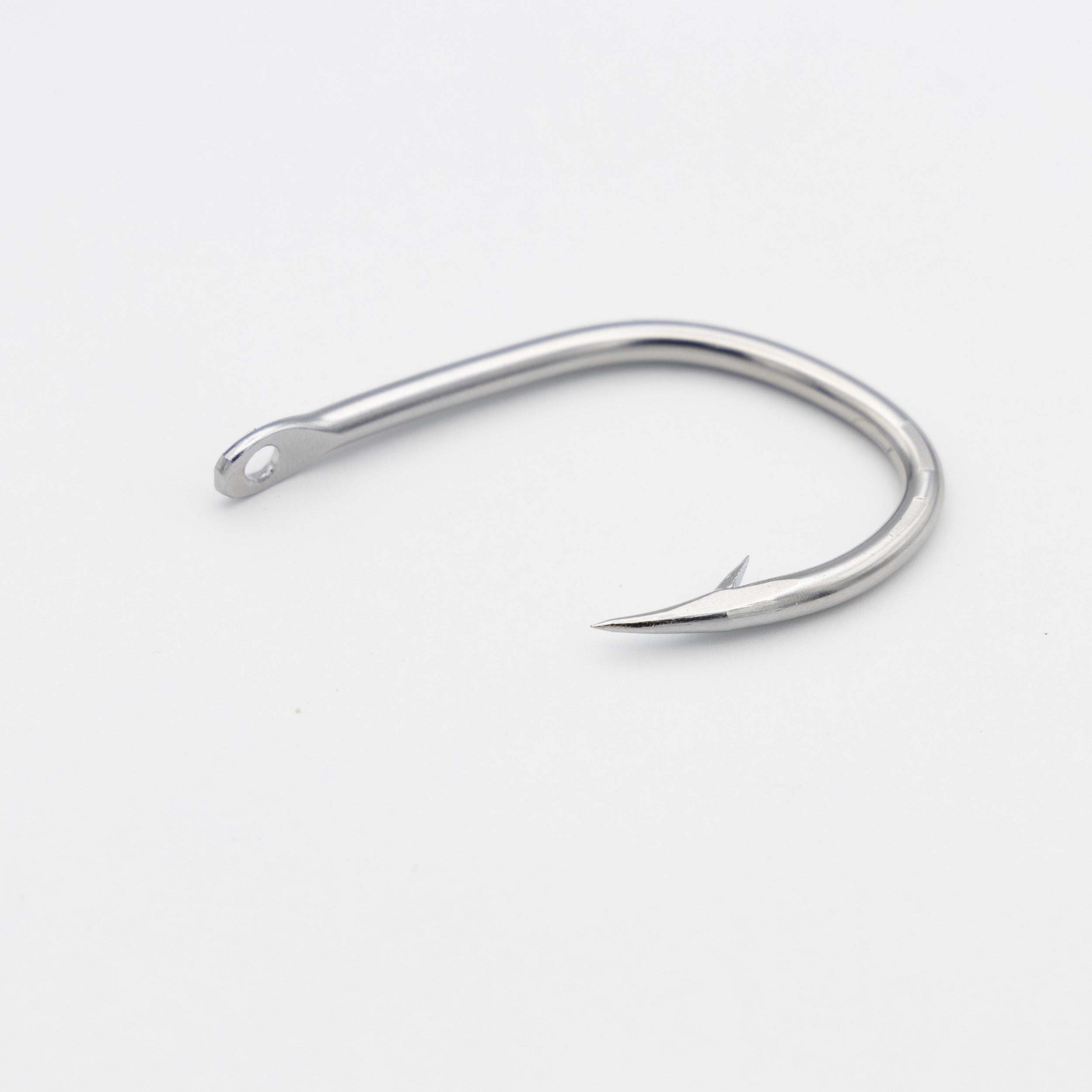 3.8寸(4.0mm) クエ釣 振り無し 穴大 ステンレス製 (5本入り) – 土佐啓作釣