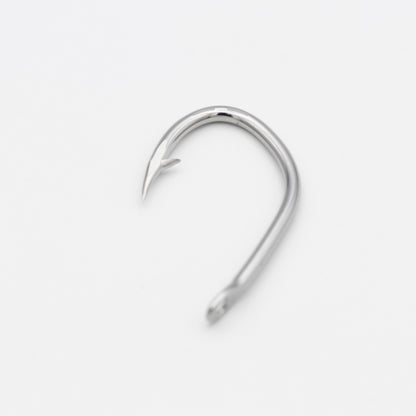 3.8寸(4.0mm) クエ釣 振り無し 穴大 ステンレス製 (5本入り)