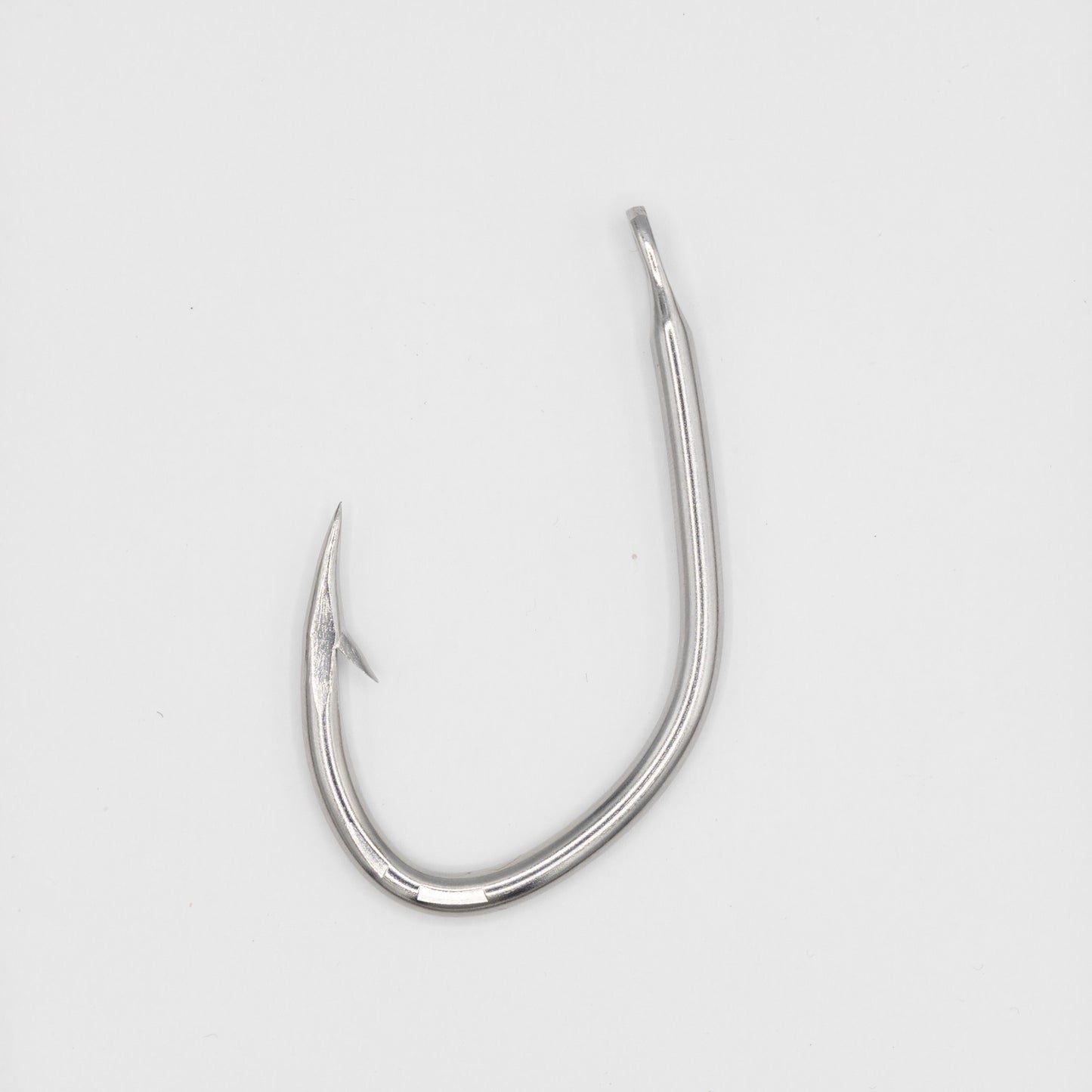 3.8寸(4.0mm) クエ釣 振り無し 穴大 ステンレス製 (5本入り)