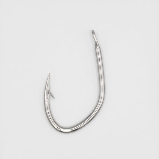 3.8寸(4.0mm) クエ釣 振り無し 穴大 ステンレス製 (5本入り)