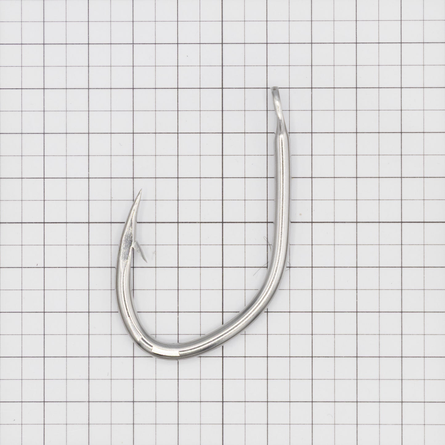 3.8寸(4.0mm) クエ釣 振り無し 穴大 ステンレス製 (5本入り)