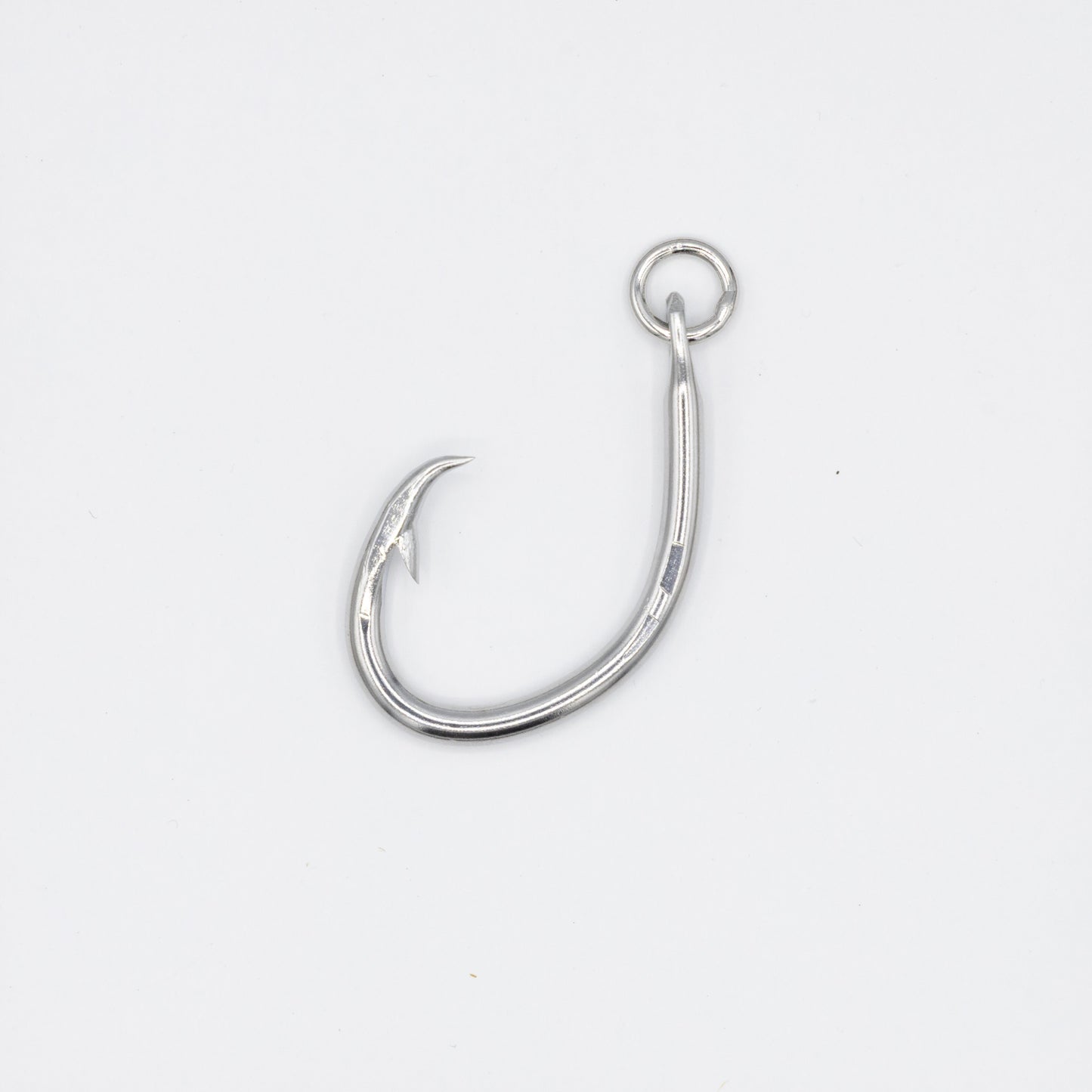 2.8寸（3.7mm） ムツ釣 中間振り リング付 ステンレス製 (10本入り)