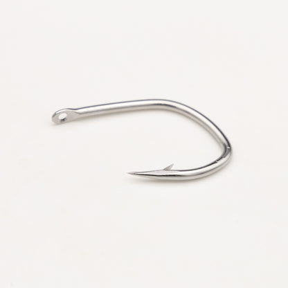 4.2寸（4.0mm） クエ釣 振り無し 穴大 ステンレス製 (5本入り)