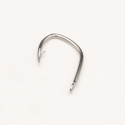 4.2寸（4.0mm） クエ釣 振り無し 穴大 ステンレス製 (5本入り)