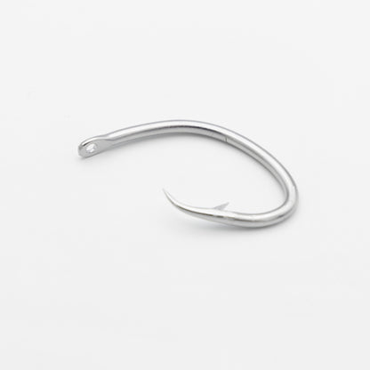 4.6寸（4.6mm） ムツ釣 大振 穴大 ステンレス製 (5本入り)