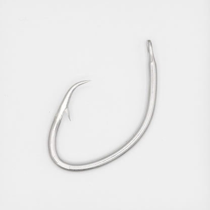 4.6寸（4.6mm） ムツ釣 大振 穴大 ステンレス製 (5本入り)