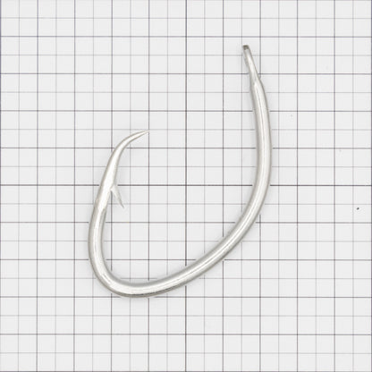 4.6寸（4.6mm） ムツ釣 大振 穴大 ステンレス製 (5本入り)